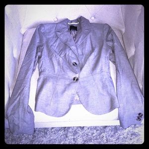 Gorgeous Neutral Gray Taupe Tailored Blazer Jacket